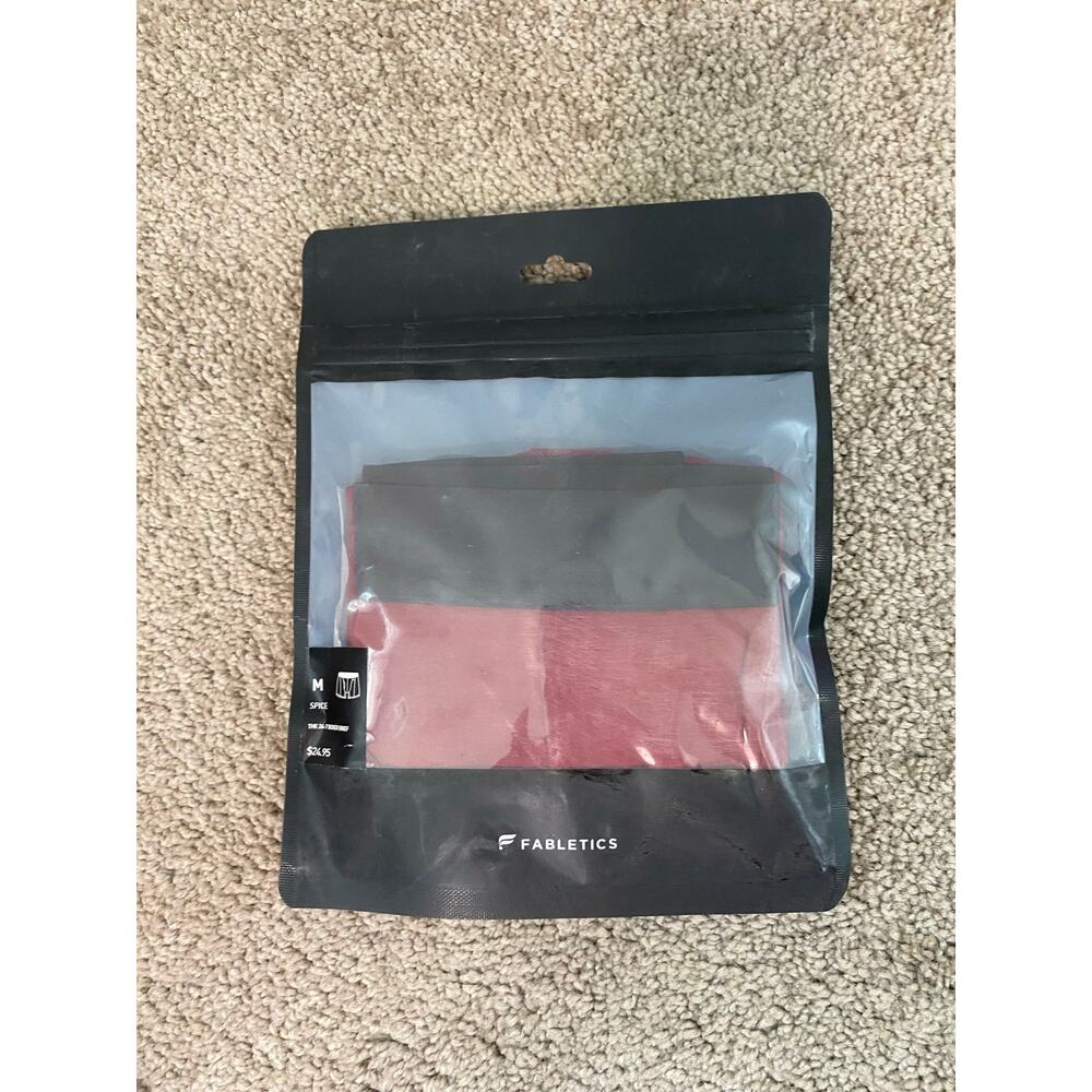 New Fabletics 24-7 Boxer Briefs Performance Stretch Underwear, Spice Size Medium